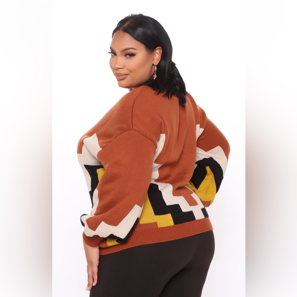 Color block sweater - Picture 2 of 2